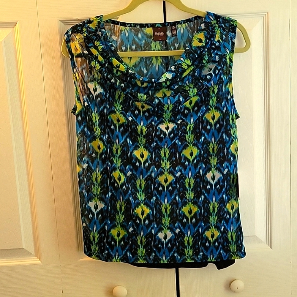 Floral sleeveless top